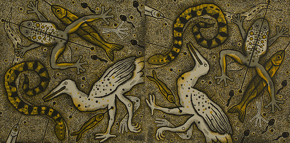 Bestiario II Díptico